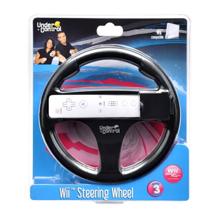 Wii Steering Wheel - černý