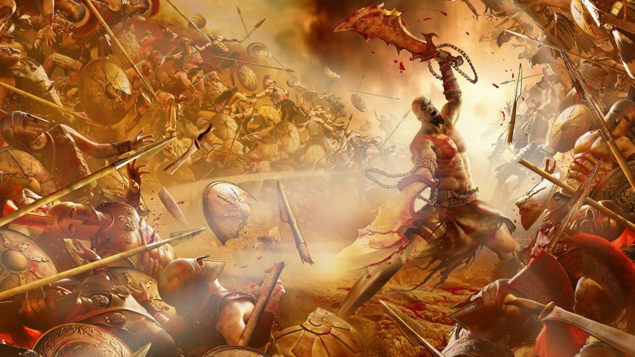 skvělé herní plakáty God Of War
