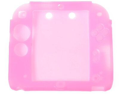 2DS silikonový obal růžový