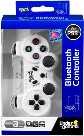 PS3 Bluetooth Controller bílý