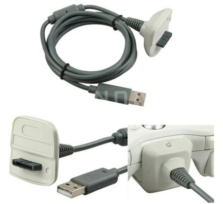 XBOX 360 Baterie 4800mAh + nabíjecí kabel 