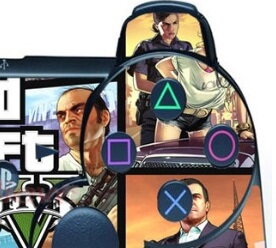 PS3 polep ovladače GTA 5