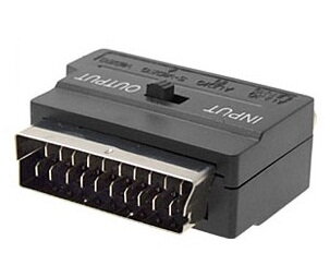 Redukce Scart 21-Pin samec na S-Video+3-RCA samice