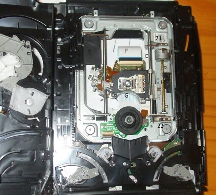 SERVIS Playstation 3 výměna leseru a pojezdu 