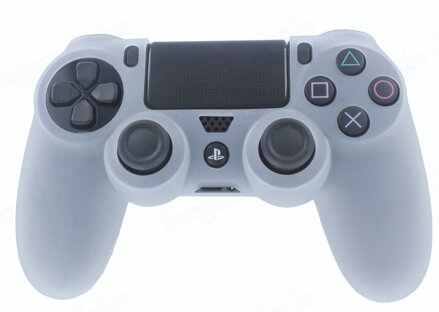 Silikonový obal PS4 bílý