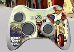 Xbox 360 slim polep GTA5