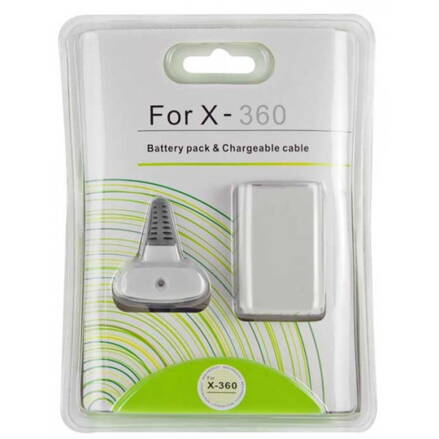 XBOX 360 Baterie 4800mAh + nabíjecí kabel 