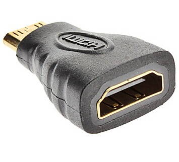 HDMI samec samice redukce zalomená