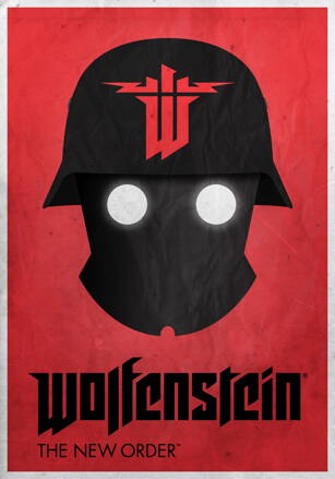 Plakát Wolfenstein Helmet